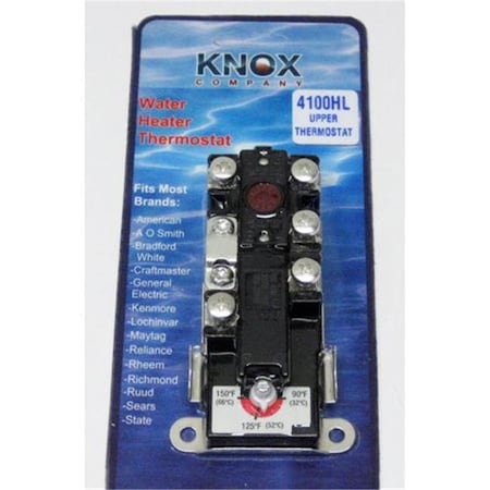 Knox Knox T-4100HL-PB Water Heater Thermostat Upper with High Limit T-4100HL-PB
